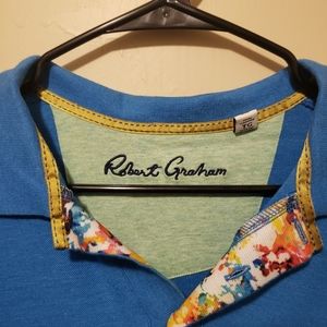 Robert Graham XL blue polo